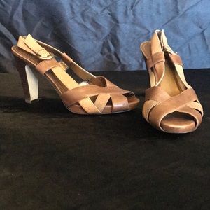Joan & David Peep Toe Heels